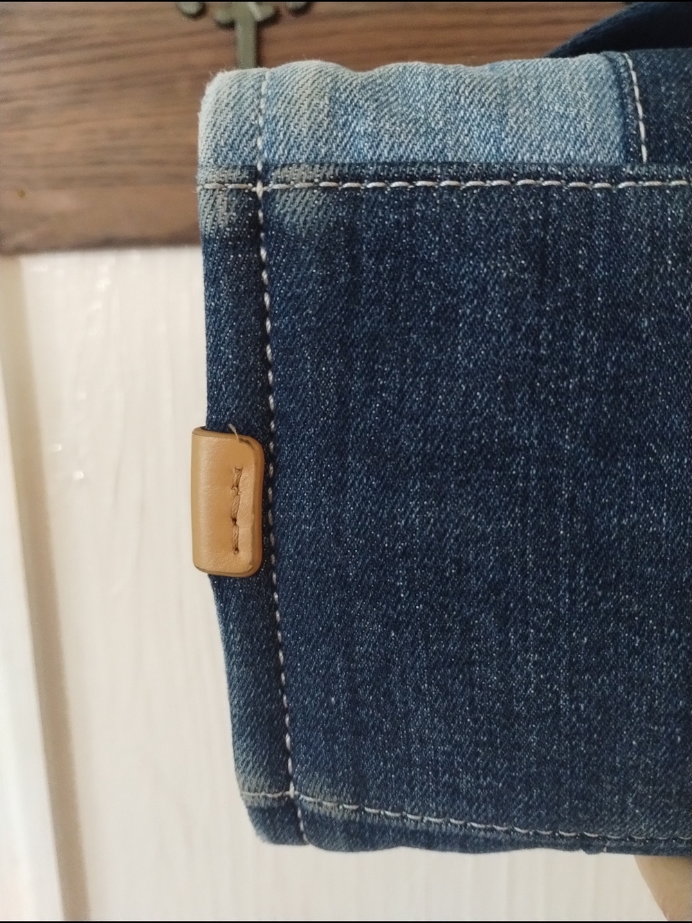 Marc Jacobs Blue Denim Patchwork Medium Tote Bag "Final Sale Price " - Picture 11 of 16